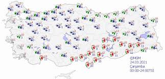 Meteoroloji 45 günlük hava tahminleri 10 dakikada bir tetiklenerek yenilenir. Son 5 Gunluk Hava Durumu Haritasi Yayinlandi