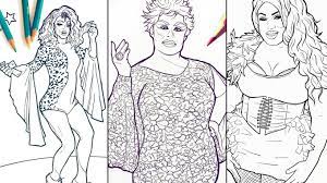 Up to 12,854 coloring pages for free download. Drag Queens Coloring Book Gender Desk