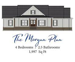 Modern Farmhouse Plan Four Bedroom Under 2000 Sq Ft One Etsy House Plans One Story House Plans Farmhouse Bedroom House Plans