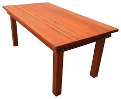 22 modern coffee tables designs interesting, best, unique, and classy. Best Redwood 84 Farmhouse Solid Wood Dining Table Natural Heart Stain Transitional Outdoor Dining Tables By Homesquare Houzz