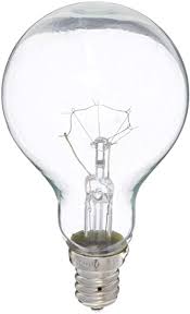 Feit Ceiling Fan Bulb 40w 120v Clear Candelabra E12 Base Bp40a15c Cl Cf 2 Pack Incandescent Bulbs Amazon Com