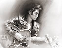 Visite De L Elvis Comeback Guitar Strumming Tirage Etsy Elvis Presley Photos Elvis Tattoo Elvis Presley Pictures