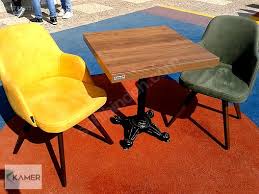 7 adet 85x85cm masa 4 adet 70x70cm masa 20 adet metal ayaklı deri sandalye 5 adet 2 kişilik sedir koltuk ölçüsü 120cmx55cm 1 adet 4 kişilik 240cmx55cm toplam 35 kişilik satılık ikinci el cafe masa sandalye takımı en ucuz ikinci el masa sandalye takımları için bizi tercih edebilirsiniz resimler orjinal. 70 70 36mm Masa 2 Adet Sik Kollu Cafe Restoran Otel Sandalyesi Ozel Yapim Masa Fiyatlari Ve Yemek Odasi Mobilyalari Sahibinden Com Da 287810031