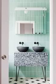 Mosaic tile creates a contrasting grid pattern for a striking floor in this art deco bathroom. 18 Modern Floor Tile Designs The Best Tile Patterns For Every Room