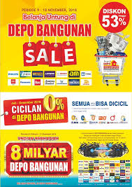 How many people visit depobangunan.co.id each day? Depobangunan Promo Katalog Depo Bangunan Sale Vi Sd 18 Nov 2018 Promosi247 Promosi Katalog Dan Diskon Tokopedia Superindo Indomaret Giant Ovo Gopay Dll