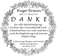 Traueranzeigen von Hugo Braun