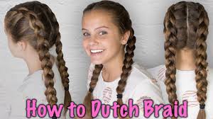 Hope you're able to see what i'm doing. How To Dutch Braid How To Do Your Own Hair Marissa And Brookie Youtube