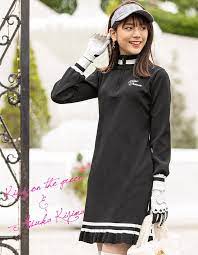 代引手数料 送料無料 ゴルフ ワンピース 丈長め 軽量ニットライン入り裾フレアワンピース ゴルフウェア レディース ゴルフウエア ゴルフ かわいい おしゃれ レディースゴルフウェア ネイビー ワンピース キスオンザグリーン 2021 ネイビーワンピース ゴルフ