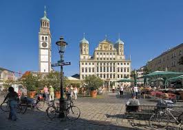 Augsburg Germany Town Hall And Perlach Tower My Birthplace Is Augsburg Germany Augsburg Germany Augsburg Christmas In Germany