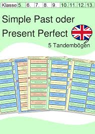 Tandem Activity Tandembogen Zu Simple Past Oder Present Perfect Mit Losungen Unterrichtsmaterial Im Fach Englisch In 2020 Englisch Nachhilfe Unterrichtsmaterial Lehrmaterial