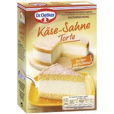 Oetker etwas fett backpapier und sie fügen hinzu: Dr Oetker Backmischung Fur Kase Sahne Torte 385 G