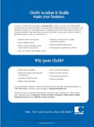 We did not find results for: Special Section Sponsored By Target Markets Program Administrators Association Chubb Group Of Insurance Companies 09 07