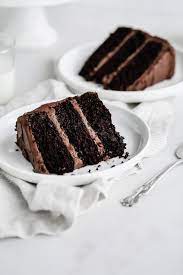 Double Chocolate Layer Cake Homemade Chocolate Cake Dark Chocolate Cakes Chocolate Cake Recipe