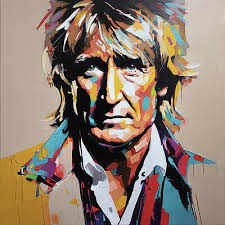 Rod Stewart Paintings for Sale