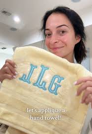 Applique Embroidery Techniques for Hand Towels