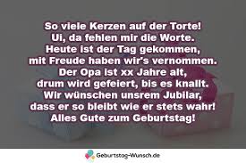 L Geburtstagswunsche Fur Opa Von Den Ekeln Herzliche Wunsche