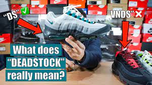 What Does Deadstock / VNDS actually mean? - YouTube