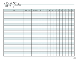 Gain insight into your spending, and inform future decisions. Monthly Bill Organizers 18 Free Printables Printabulls