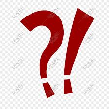 Exclamation mark tanda seru ? Red Exclamation Mark Question Mark Png Images Picture Free Download Lovepik