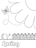 If you would like to update a banner to reflect springtime, try a row of bright tulips or colorful easter eggs. Spring Coloring Pages