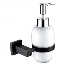 Previousblack wall mounted double tumbler holder gessi rettangolo. Rak Ceramics Cubis Soap Dispensers Rakcub9907b Brass Black