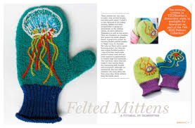 We're an independent quarterly magazine run by fibercraft junkies, featuring knitting patterns, sewing tutorials, articles, interviews and reviews. Techknitting Felted Mitten Tutorial In Knitcircus E Magazine