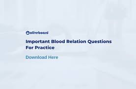 50 Important Blood Relation Questions Pdf For Practice Download Here