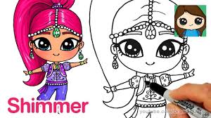 How To Draw Shimmer Shimmer And Shine Cute Drawings Drawings Disney Drawings