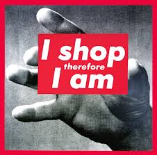 I Shop Therefore I Am Barbara Kruger Barbara Kryuger Postmodernizm Iskusstvo