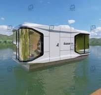 [Hot Item] Multi-Functional Modern Modular House Mobile Water Space Capsule  Vacation Prefabricated Houseboat