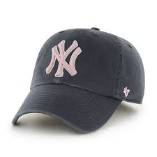 New York Yankees Women S 47 Brand Navy Pink Clean Up Adjustable Hat Yankees Outfit 47 Brand Hats For Women