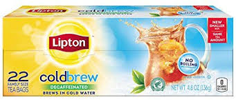 Shop for lipton iced black tea bags family size at mariano's. Lipton Black Iced Tea Bags Cold Brew Decaffeinated Family Size 22 Ct Pack Of 3 4 8 Ounce You Can Get A Flavored Tea Decaffeinated Tea Unsweetened Iced Tea
