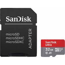 Speicherkarte Microsd Hc 32 Gb Und Sd Adapter Klasse 10 A1 Sandisk Decathlon