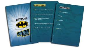 Well hereâ€™s a quiz that shows some love for dc comics. Dc Comics Batman Pop Quiz Trivia Deck By Mike Avila Hardcover Barnes Noble