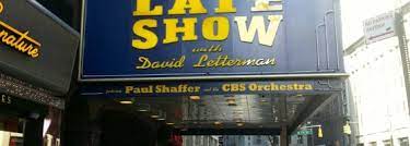 The show taping goes from around 5:30 pm to 7 pm. The Late Show With David Letterman Ahora Cerrado Estacion De Television En New York
