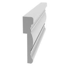 Rub rail anew gray 8x96 taped.040 thick. Shop Evertrue Chair Rail Moulding At Lowe S Wall Panel Molding Vinyl Wall Panels Panel Moulding