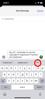 How to get trademark symbol. How To Type The Trademark Copyright Symbol On Iphone