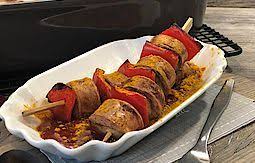 Rezept Currywurst Spiesse Ofenhexe Angerichtet In 2020