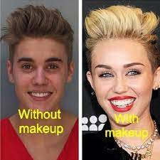 Justin Bieber Looks Like Miley Cyrus In His Mugshot Nowaygirl Funny Celebrities Funny Justin Bieber Miley Cyrus
