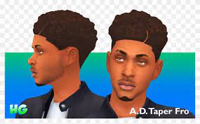 A Sims 4 Afro Hair Male Hd Png Download 1016x584 1969309 Pngfind