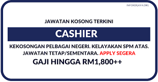We did not find results for: Jawatan Kosong Terkini Cashier Seluruh Malaysia Jawatan Kosong Terkini