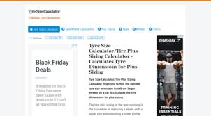 Visit Tyresizecalculator Com Tyre Size Calculator Tire