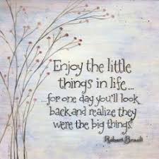Enjoy The Little Things In Life For One Day You May Look Back And Enjoy The Little Things For One Day You May Look Back And Realize They Were The Big Things Inspirational Quotes Pictures Words Quotes Inspirational Words