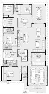 4 Bedrooms 2 5 Bathrooms Game Room Activity Room Study Theatre Kitchen Dining Family Laundry Alfresc House Plans Australia My House Plans Floor Plans