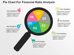 pie chart for financial ratio analysis powerpoint template