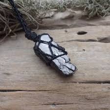 Emf Protection Necklace Elite Shungite Crystal Etsy Shungite Protection Crystals Protection Necklace