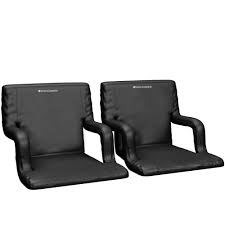Home Complete Wide Stadium Seat Chair With Padded Back Support 2 Pack Hw4500005 The Home Depot Stadium Seats Stadium Seats For Bleachers Stadium Chairs
