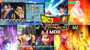 This is mod of psp game dragon ball tenkaichi tag team. Dragon Ball Super Budokai Tenkaichi Tag Team Mod Psp Iso Apk2me