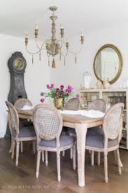 Put together a dining room set that expresses your style, or stop by a design center and let an ethan allen designer put one together for you. French Vintage Dining Room Before And After So Much Better With Age