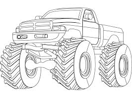 Hope you will like this and other coloring pages. Monster Truck 4 Coloring Page Free Printable Coloring Pages For Kids